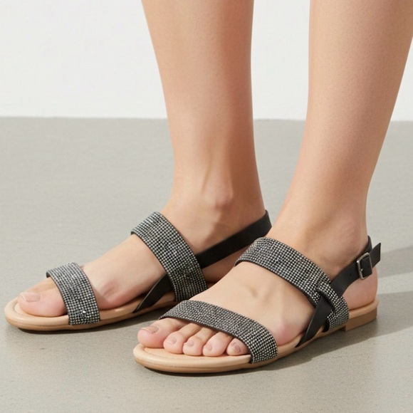 Torrid - Strappy Rhinestone Sandals - Picture 2 of 4